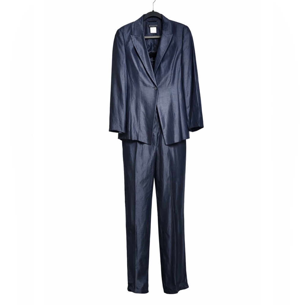 NWOT Stunning Vintage Linen Silk Pant Suit